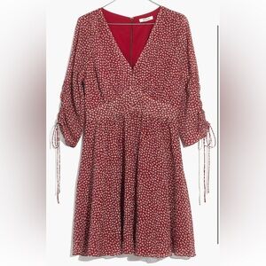 Madewell Starviolet Mini Dress in Ditsy Flowers XXL